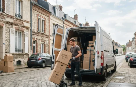 demenager seul utilitaire depuis amiens vers