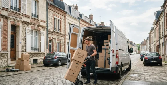 demenager seul utilitaire depuis amiens vers
