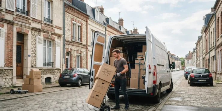 demenager seul utilitaire depuis amiens vers
