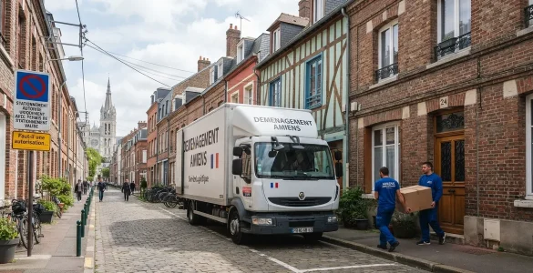faut autorisation stationner camion demenagement amiens
