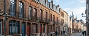 maisons amienoises elles etroites tout hauteur