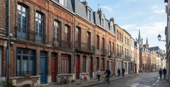 maisons amienoises elles etroites tout hauteur